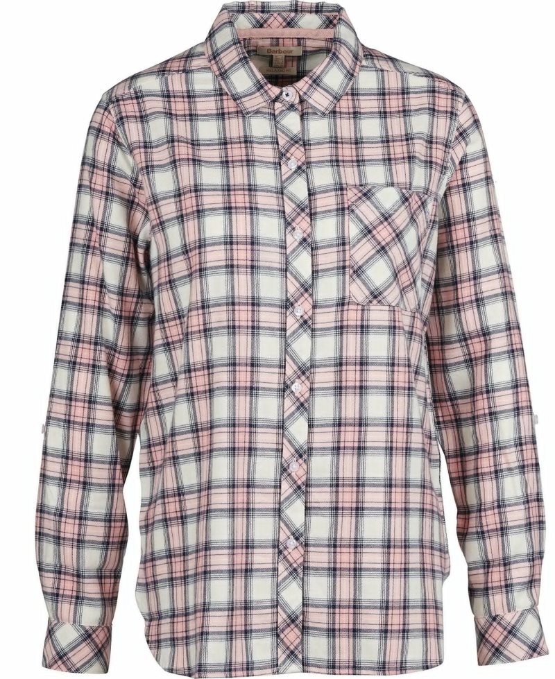 Winter Rose Barbour Shoreside Shirt | XCU-351498