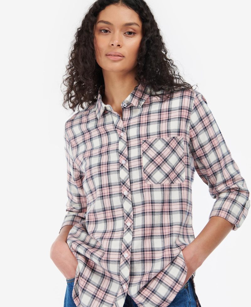 Winter Rose Barbour Shoreside Shirt | XCU-351498